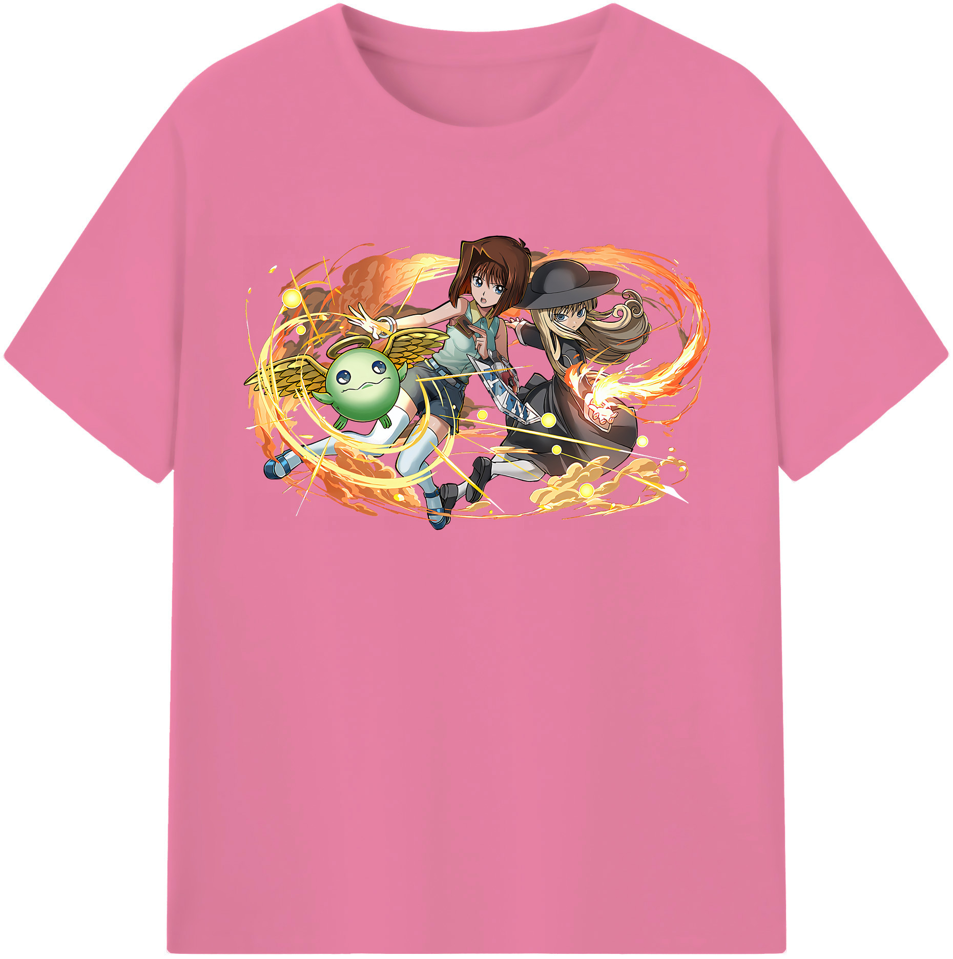 （画像用） 遊☆戯☆王 Yu-Gi-Oh! 綿100％半袖Tシャツ（フロントプリント）